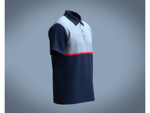 Polo - Cotton Shirt 3D Model