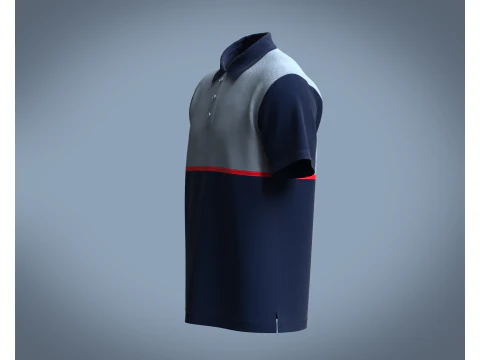 Polo - Cotton Shirt 3D Model