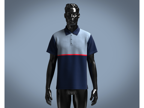Polo - Cotton Shirt Modelo 3D