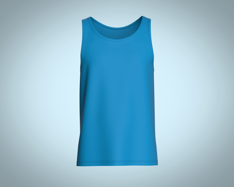Men Tank Tops - Single Color 3D 모델 .c4d .max .obj .3ds .fbx .stl .blend 