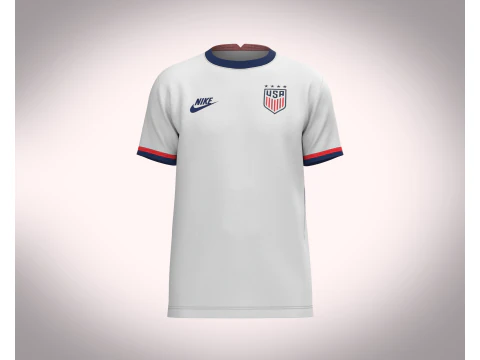 Nike US 2020 Stadium Thuis 4-sterren 3D Model