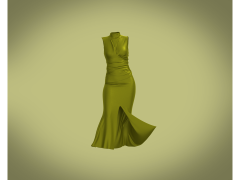Ladies Nightwear - Silk 3D Model