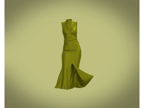 Ladies Nightwear - Silk 3D Model