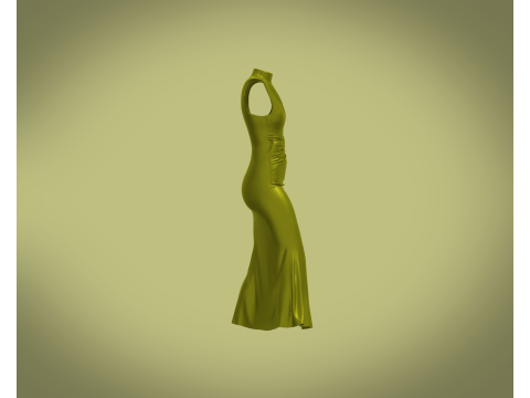 Ladies Nightwear - Silk 3D Model