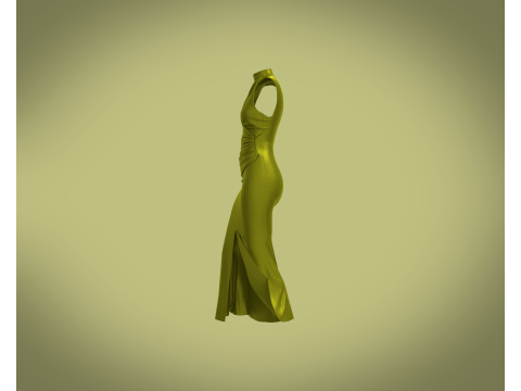 Ladies Nightwear - Silk 3D Model