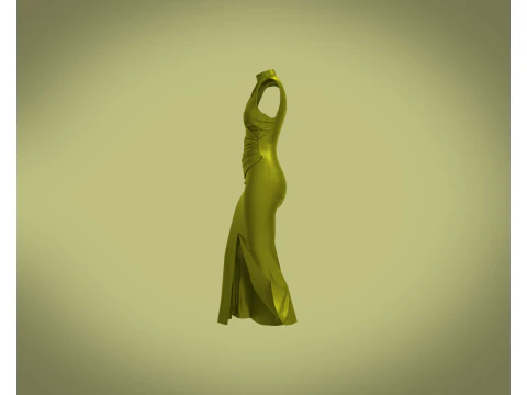 Ladies Nightwear - Silk 3D Model