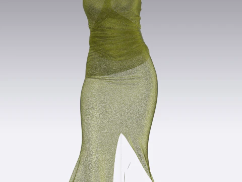 Ladies Nightwear - Silk 3D Model