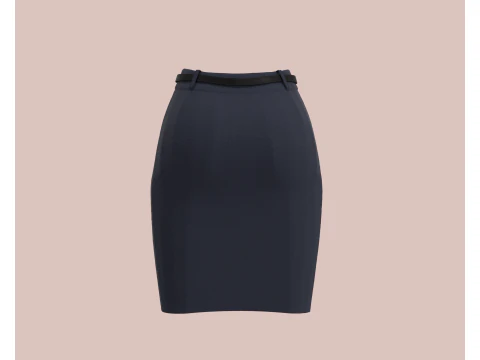 Ladies Skirt 3D Model