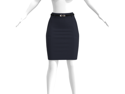 Ladies Skirt Modelo 3D