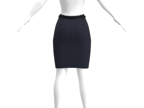Ladies Skirt Modelo 3D