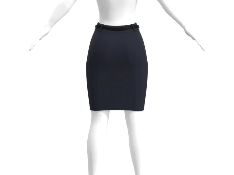 Ladies Skirt 3D Model
