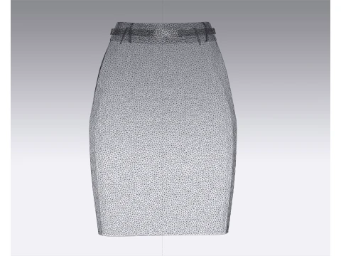 Ladies Skirt 3D Model