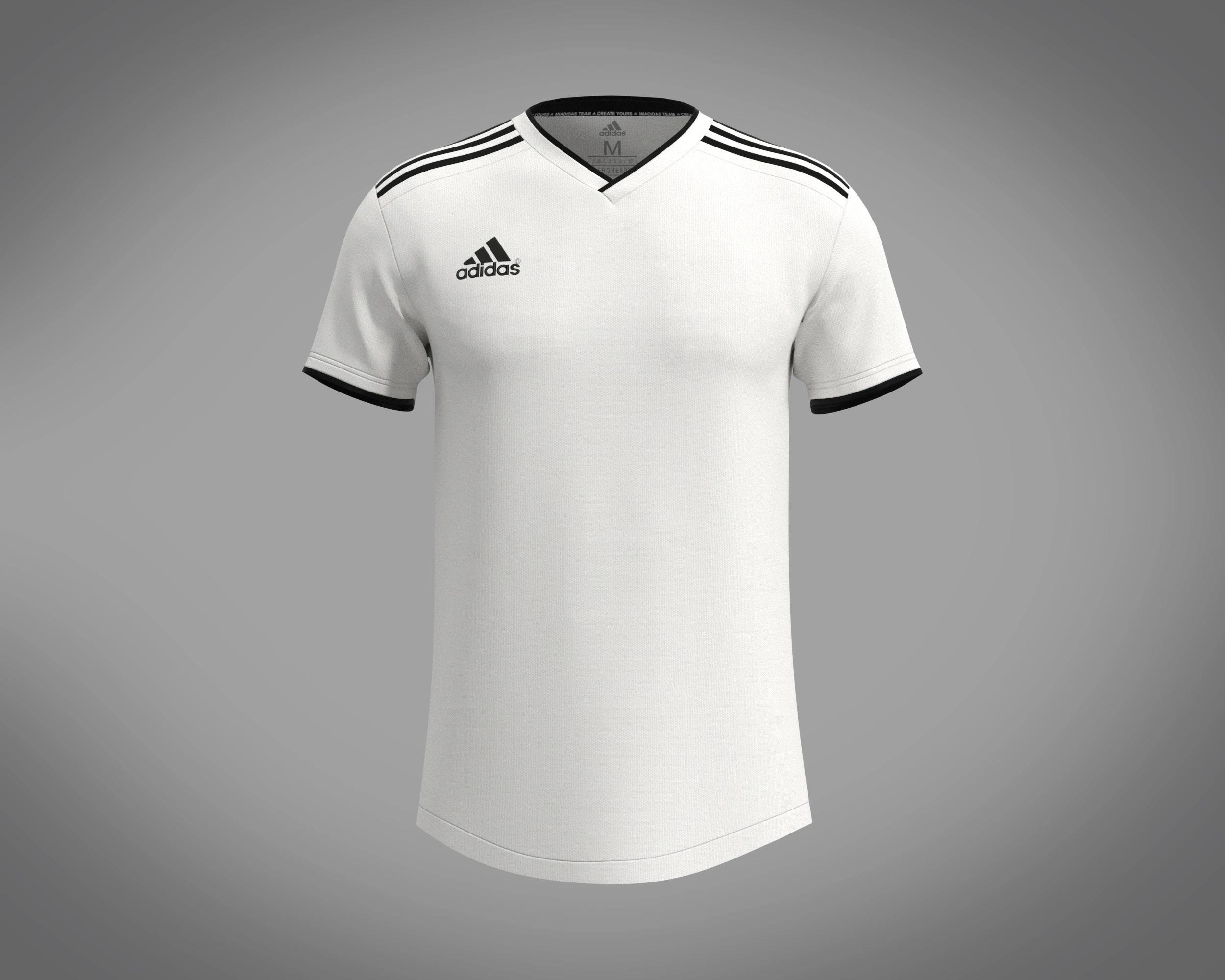 Adidas mi Authentic 18 Jersey 3D Model .c4d .max .obj .3ds .fbx .stl .blend 