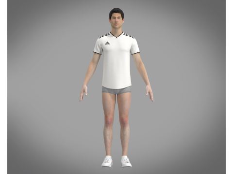 Adidas mi Authentic 18 Jersey 3D Model