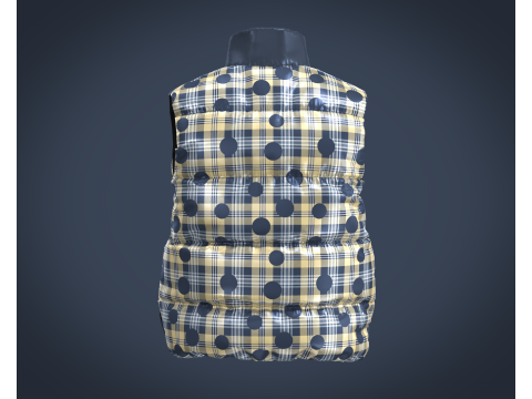 Men Vest Jackets 3Dモデル