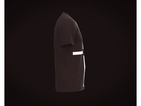 Men Coffee T-shirt 3D Model