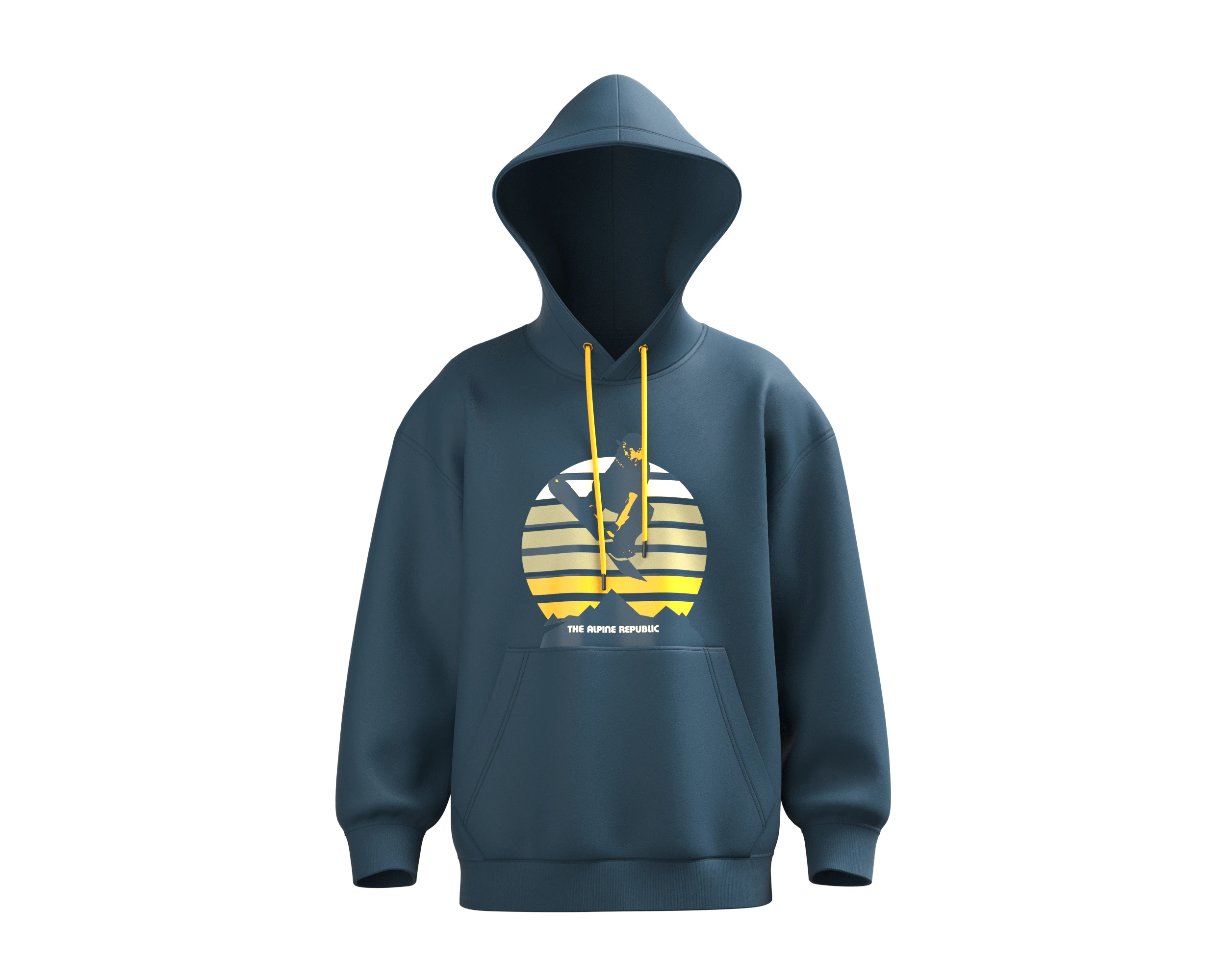 Men Hoodie - Republic 3D Model .c4d .max .obj .3ds .fbx .stl .blend 