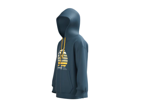 Men Hoodie - Republic 3D Model