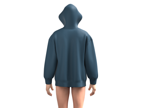 Men Hoodie - Republic 3D 모델