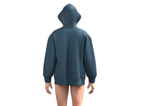 Men Hoodie - Republic 3D Model