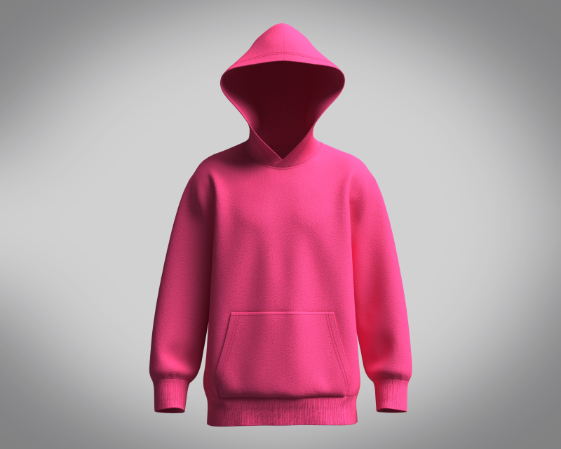 Men Hoodie - PINK Modèle 3D .c4d .max .obj .3ds .fbx .stl .blend 