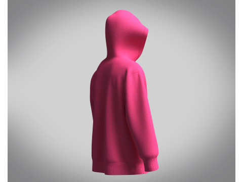 Men Hoodie - PINK Modèle 3D