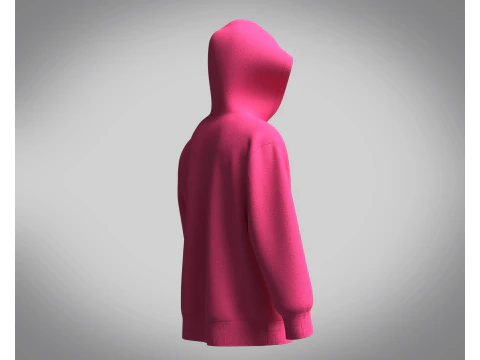 Men Hoodie - PINK 3D Model