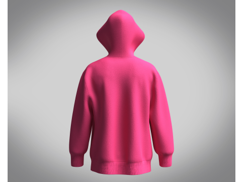 Men Hoodie - PINK Modèle 3D