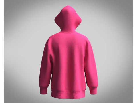 Men Hoodie - PINK 3D Model