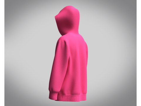 Men Hoodie - PINK Modèle 3D