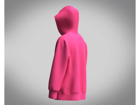 Men Hoodie - PINK 3D Model