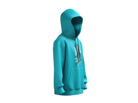 Men Hoodie - Hockey 3Dモデル