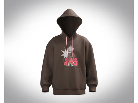 Мужская толстовка с капюшоном - Future Vintage 3D Модель