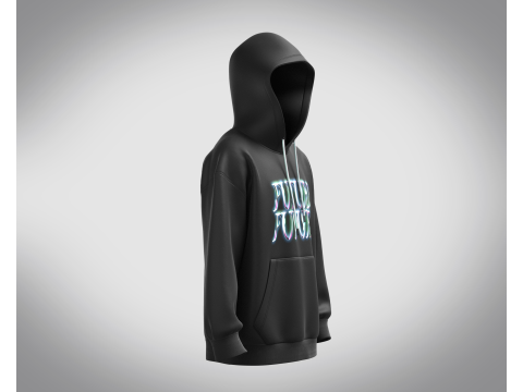Men Hoodie - Future 3D 模型