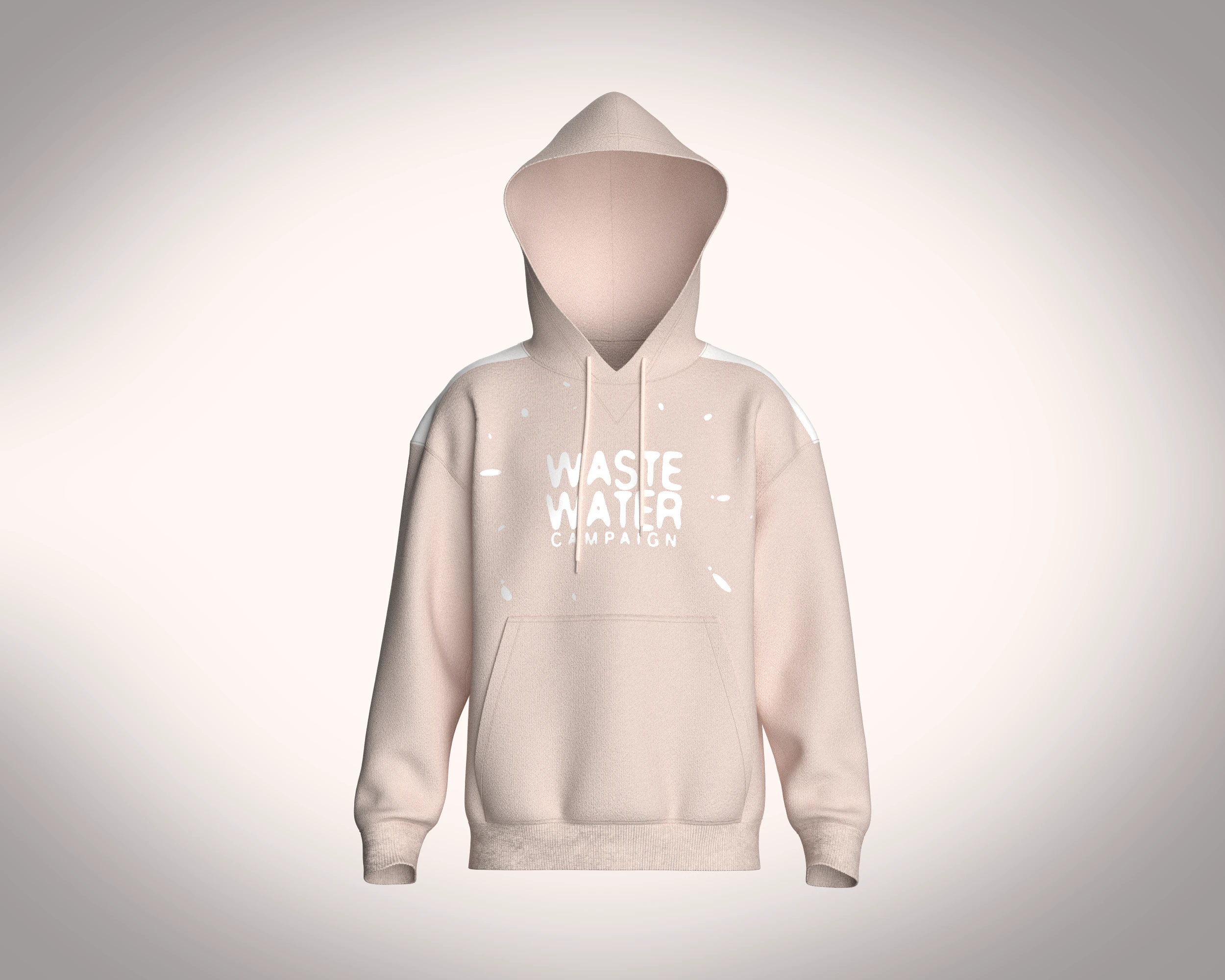Men Hoodie - Waste Water 3D Model .c4d .max .obj .3ds .fbx .stl .blend 