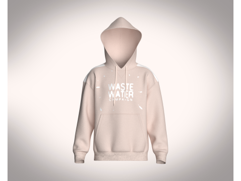 Men Hoodie - Waste Water 3Dモデル