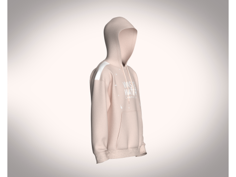 Men Hoodie - Waste Water Modèle 3D