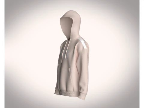 Men Hoodie - Waste Water 3D Model