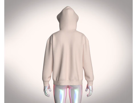 Men Hoodie - Waste Water 3D Model