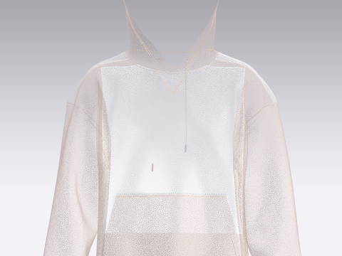 Men Hoodie - Waste Water Modèle 3D