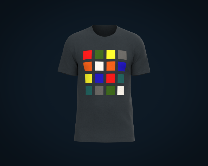 Men Navy Blue T-Shirt 3D Model .c4d .max .obj .3ds .fbx .stl .blend 