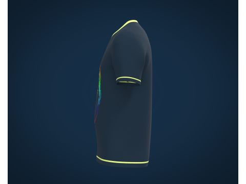 Men Nautilus T-Shirt 3D Модель