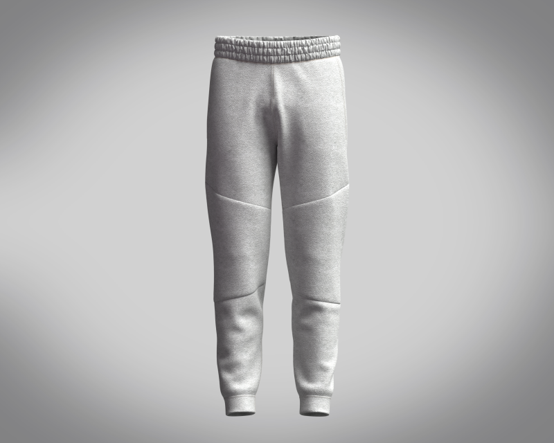 Men Jogger - Ash Model 3D .c4d .max .obj .3ds .fbx .stl .blend 