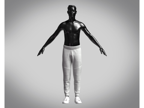 Men Jogger - Ash Model 3D