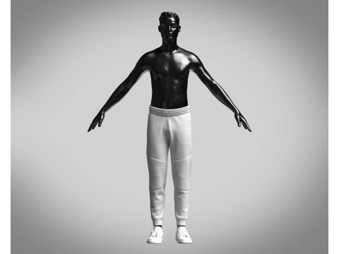 Чоловіки Jogger - Ash 3D Модель