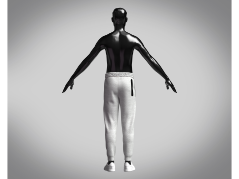 Men Jogger - Ash Model 3D