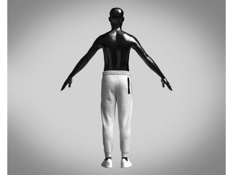 Чоловіки Jogger - Ash 3D Модель
