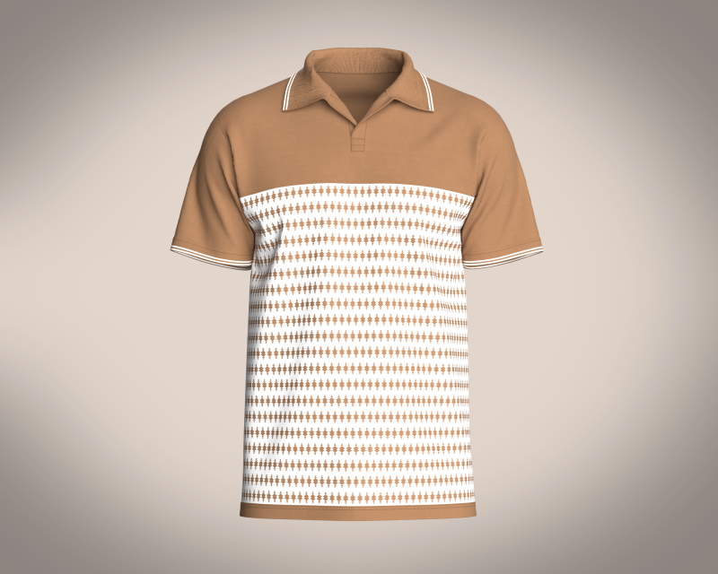 Men Open Collar - Polo 3D Model .c4d .max .obj .3ds .fbx .stl .blend