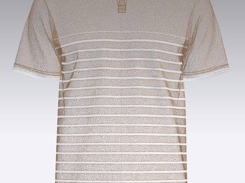 Men Open Collar - Polo 3D Model