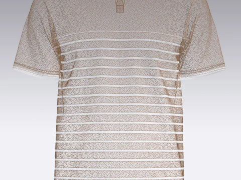 Gola Aberta Masculina - Polo Modelo 3D